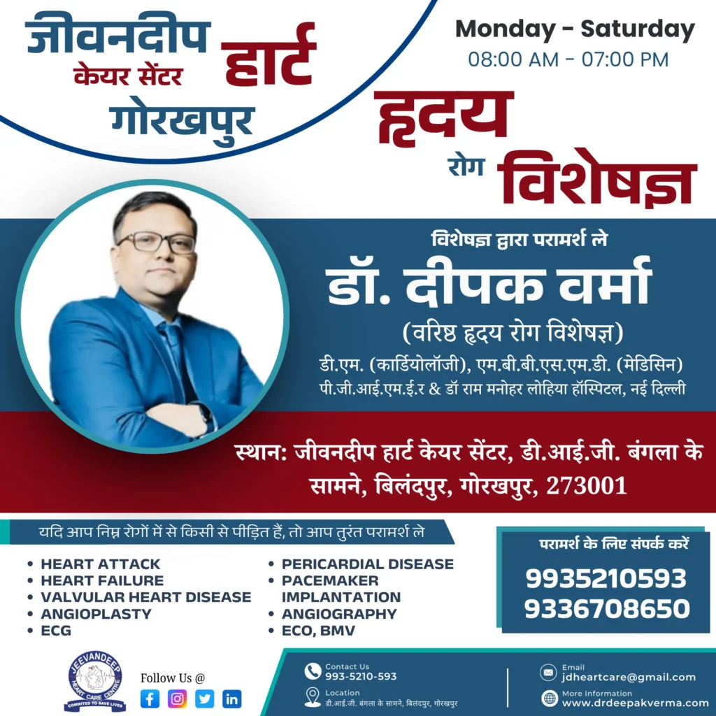 Best Cardiologist in Gorakhpur - Dr. Deepak Verma